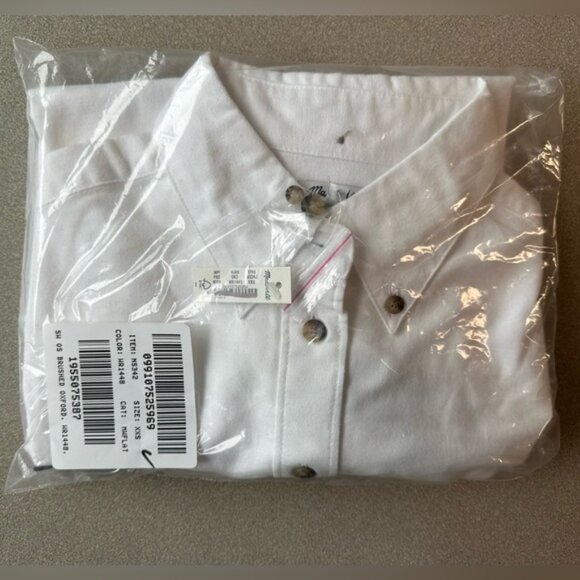 Madewell Button-Up Brushed Oxford Shirt - NWT - Picture 7 of 7